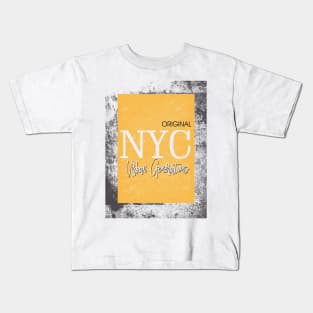 Nyc Typography Original Urban grunge Kids T-Shirt